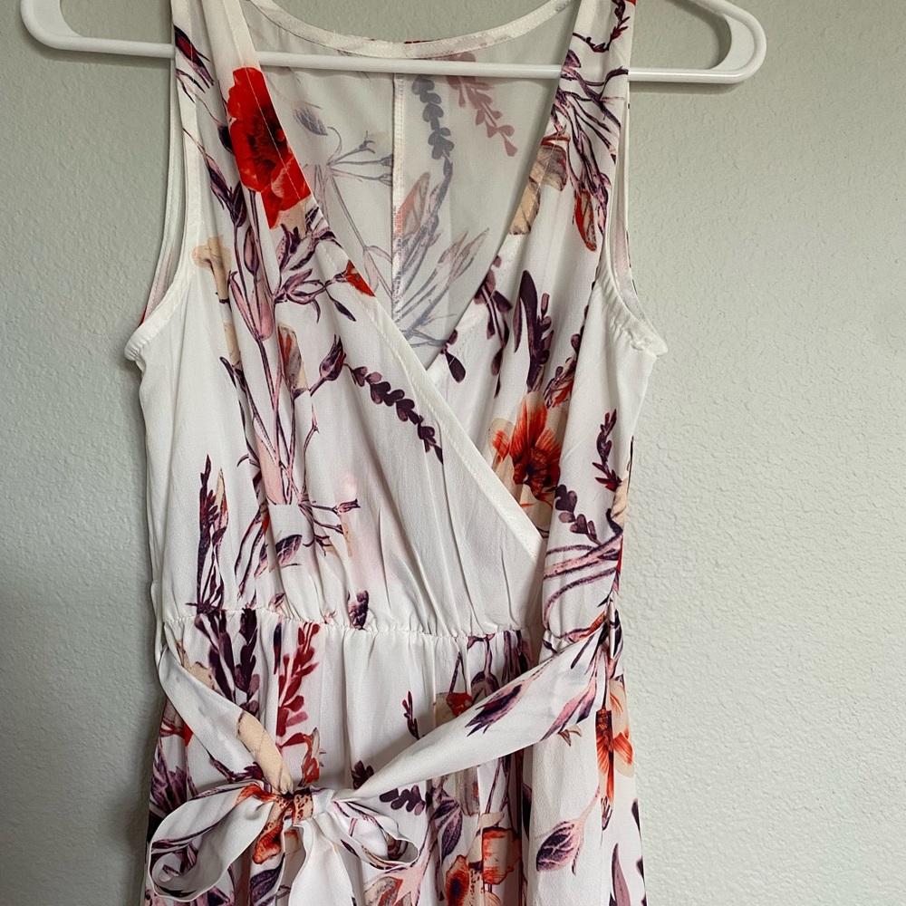 FLORAL SLEEVELESS MAXI DRESS - Picture 10 of 11